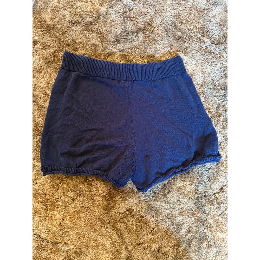 Life Is Good Women's Navy Blue Sweater Knit Shorts Lounge Sleep Cotton Blend - Picture 2 of 5